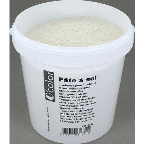 Seau plastique 4kg pâte à sel