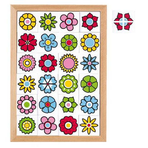 Puzzle loto des fleurs - Rolf