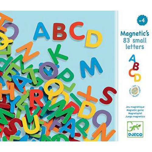 Lettres en bois magnétiques - Djeco