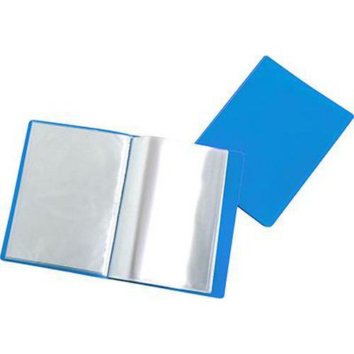 Reliure plastique 20 volets A4 - bleu