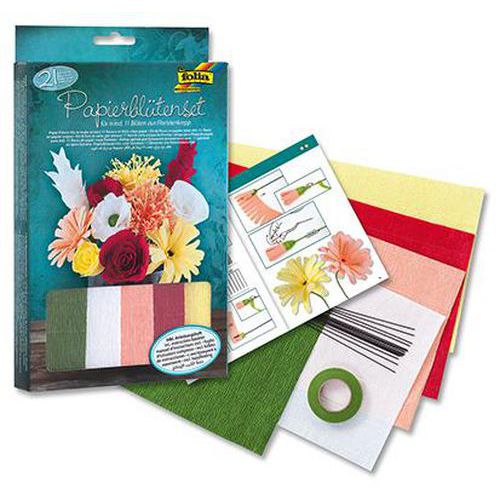 Atelier de fleurs en crépon - Folia