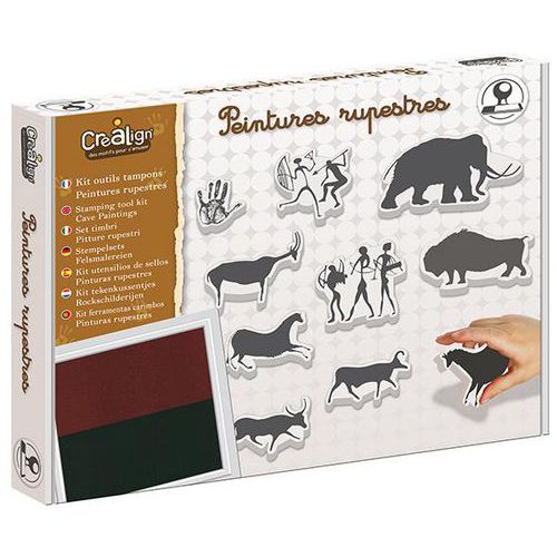 Kit 10 Tampons Peintures Rupestres