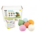 Assortiment 6 pains pâte à jouer 350g en couleurs assorties - Pébéo