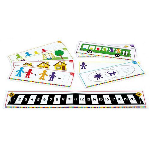 Carte d'activités de la famille à compter - Learning ressources