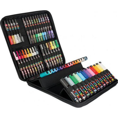 Mallette 60 Marqueurs Posca Ass