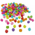 Bocal ~650 perles à emboîter plastique multicolores - Innspiro