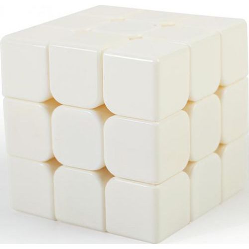 Cube Magique À Décorer En Plastique Blanc 5.5 Cm