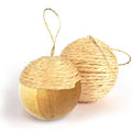 Lot De 40 Boules Carton Ø 50mm Avec Fil À Suspendre