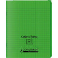Cahier Rabat 96p Seyes 24x32 Polypro - Vert