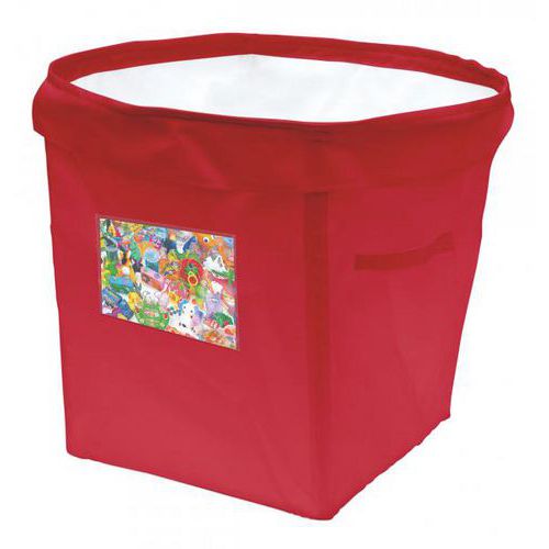 Lot de 4 paniers ronds en tissu