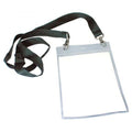 Badge plastique avec cordon