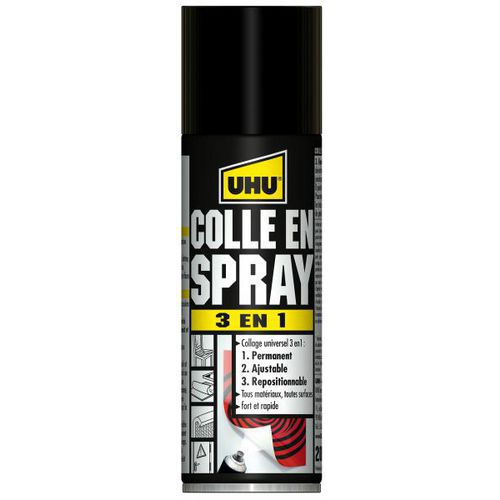 Spray colle 2 en 1 200 ml - Uhu