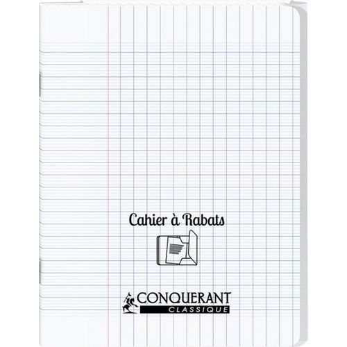 Cahier Polypro avec rabats 48p seyes 17x22 - Incolore