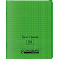 Cahier Polypro Avec Rabats 48p Seyes 17x22 - Vert