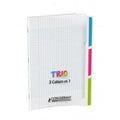 Cahier trio 3 en 1 polypropylène 96 pages 90g 24x32 cm - Conquerant