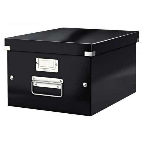 Boîte archivage noir 28.1X20X37 cm pour format A4 - Leitz
