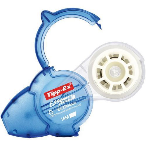 Roller correcteur blanc Easy refil rechargeable - Tipp-Ex