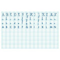Tableau effaçable à sec 80X120 cm alphabet recto-verso - Bouchut