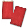Sac papier kraft rouge à soufflet 60g 24x41cm - GPV