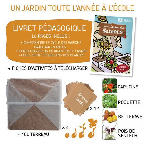 Le jardin des saisons - Radis et Capucine