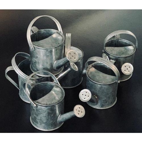 Lot de 6 Arrosoir en zinc 60 x 120 x 60 mm