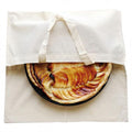 Sac À Tarte Coton Naturel 40x40cm Écru