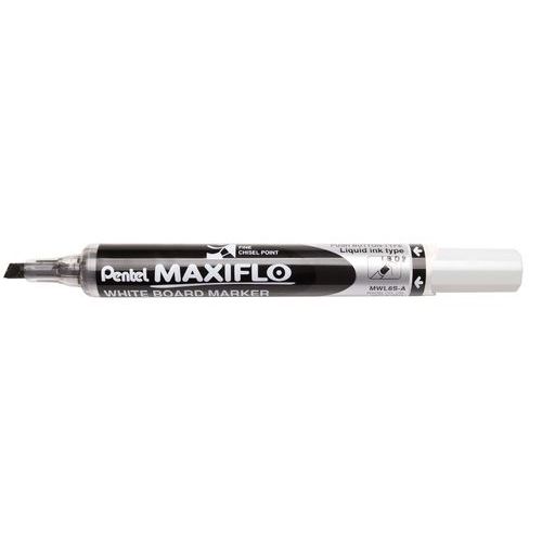 Marqueur Maxiflo pointe biseaute noir