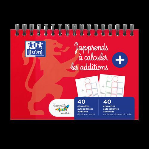 Lot De 80 Stickers Gabarit Addition 6 X 55 Cm