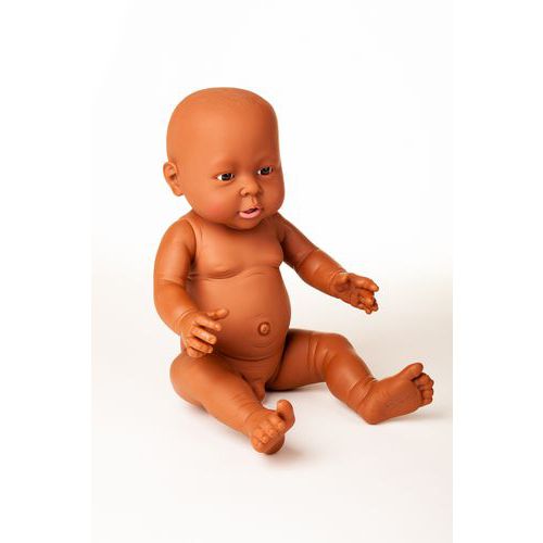 Bébé Africain Garçon 40 Cm Sans Cheveux