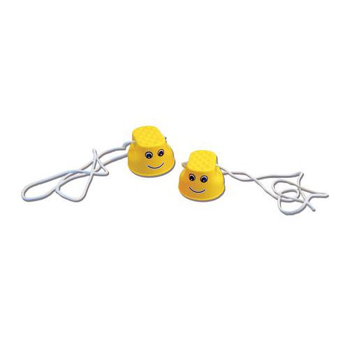 Paire Mini Échasses Boites H: 65 Mm