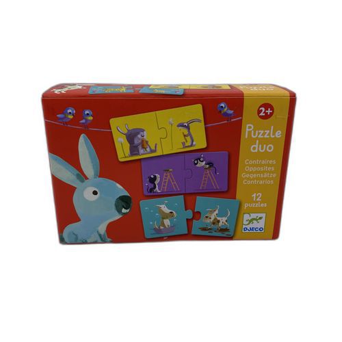 Puzzle duo - Les contraires - Reconditionné - Djeco