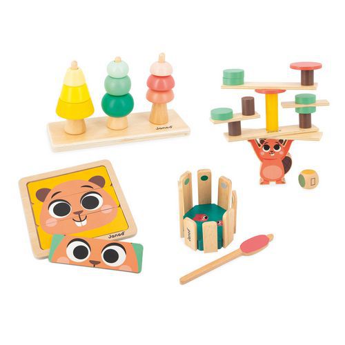 Lot 4 Jouets Éveil - 36 Mois