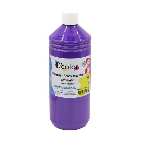 Flacon De 1l De Gouache O'color - Violet