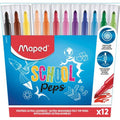 Pochette 12 Feutres De Coloriage School'peps