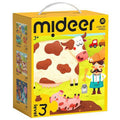Lot 3 puzzles évolutifs grand air 3 ans - Mideer