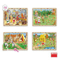 Lot 4 Puzzles Observation Contes