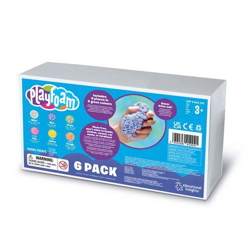 Set 6 Sachets Playfoam - Couleurs Assorties