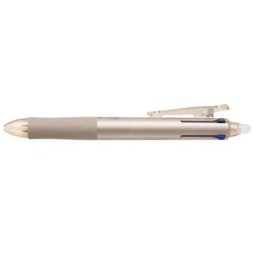 Stylo Roller Frixion Ball 4 Couleurs 05mm Corps Champagne