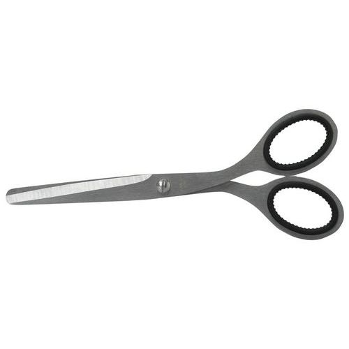 Ciseaux Métal Inox Bout Rond - 17cm - Sign