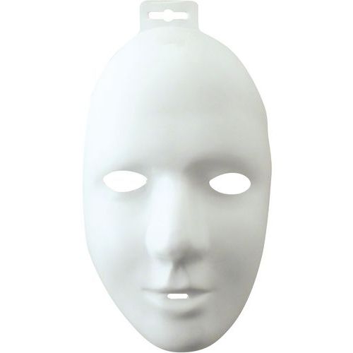 Masque Pvc Blc À Peindre Ou À Maquiller - Homme
