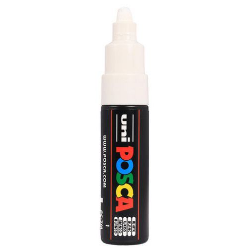 Marqueur Pc7m Pointe Large Conique Blanc - Posca