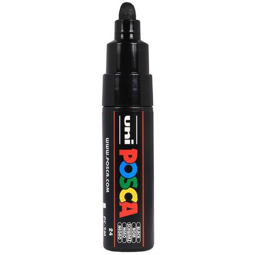 Marqueur PC7M pointe large conique noir - Posca