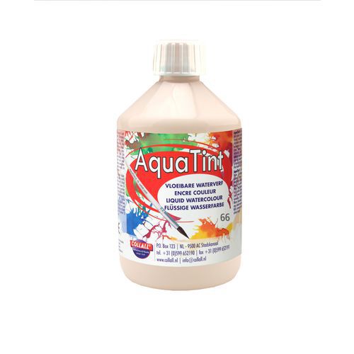 Flacon 500 ml encre à dessiner aquatint - blanc