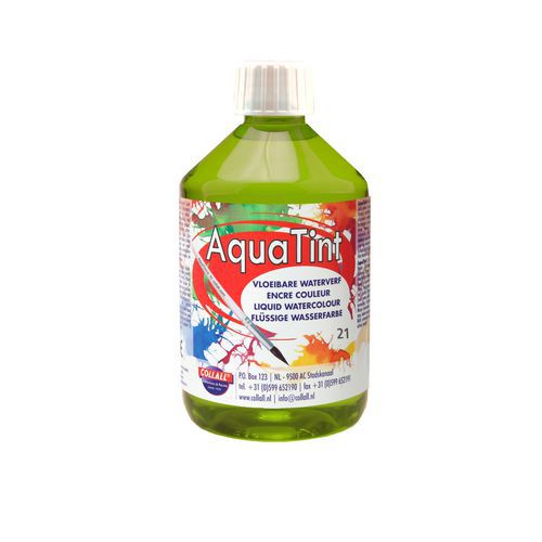 Flacon 500 ml encre à dessiner aquatint - vert clair