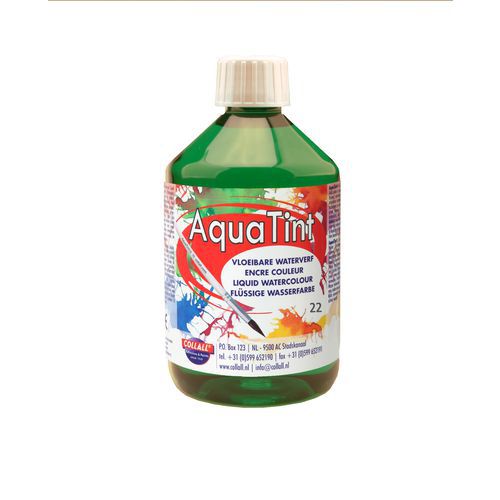 Flacon 500 Ml Encre À Dessiner Aquatint - Vert Foncé
