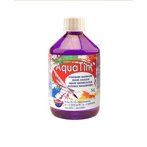 Flacon 500 ml encre à dessiner aquatint - violet