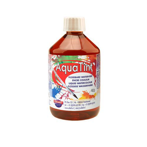 Flacon 500 Ml Encre À Dessiner Aquatint - Marron