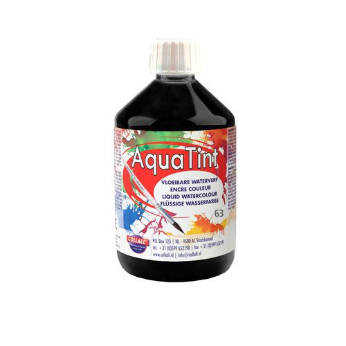 Flacon 500 ml encre à dessiner aquatint - noir