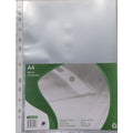 Sachet 50 Pochettes Polypro Perforées A4 75 Microns