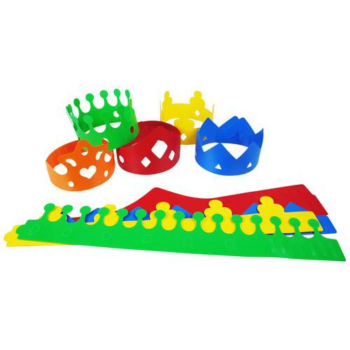 Valisette de 10 pochoirs couronne
